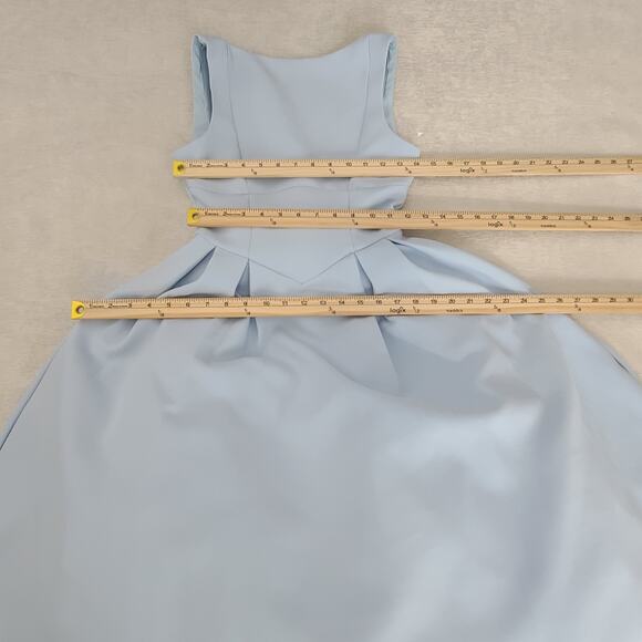 Babyboo Calarabella midi dress baby blue Size XS formal chic timeless proper - Picture 6 of 12